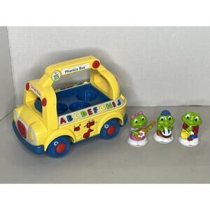 Leap Frog Learning Friends Phonics School Bus Interactive Early Reading Figures